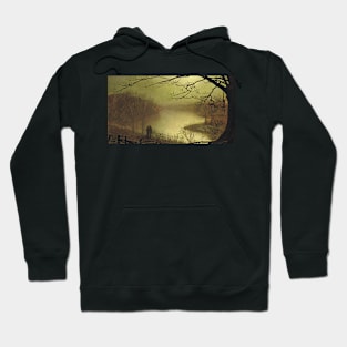 Roundhay Lake by John Atkinson Grimshaw Hoodie